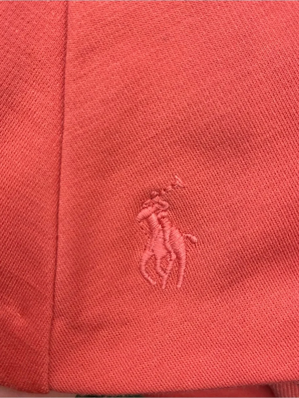 Ralph Lauren Coral Pink Ruffle Long Sleeve Dress Set with Belt Size 12 Months